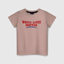 Детская футболка хлопок White lives matters