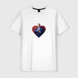 Мужская футболка хлопок Slim Сердце Меладзе