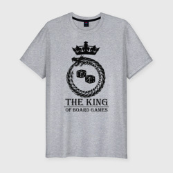 Приталенная футболка Король настольных игр (Мужская)