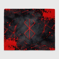 Плед 3D Берсерк клеймо красное Berserk