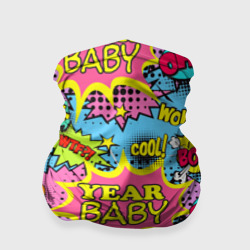 Бандана-труба 3D Year baby Pop art print