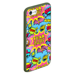 Чехол для iPhone 5/5S матовый Year baby Pop art print - фото 2