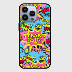 Чехол для iPhone 13 Pro Year baby Pop art print