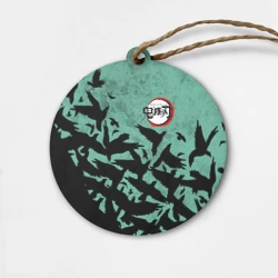 Деревянная игрушка круг Demon Slayer Kimetsu no Yaiba