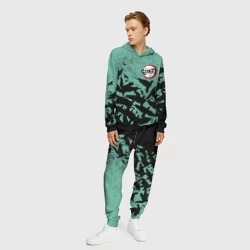 Мужской костюм с толстовкой 3D Demon Slayer Kimetsu no Yaiba - фото 2