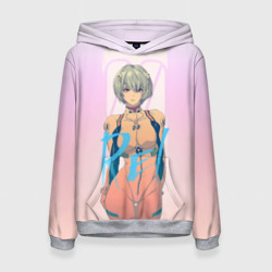 Женская толстовка 3D Rei Ayanami