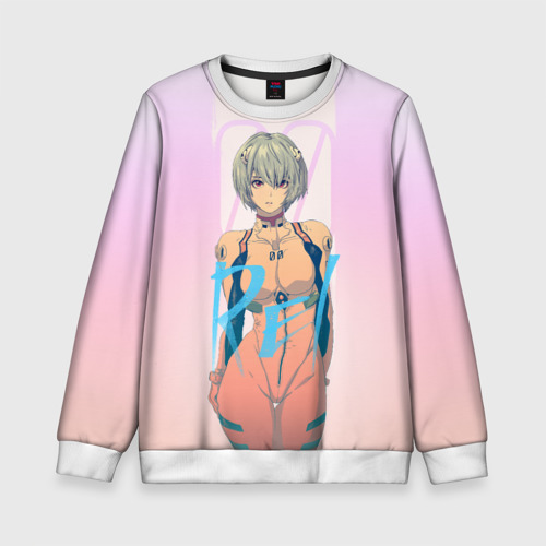 Детский свитшот 3D Rei Ayanami, цвет 3D печать