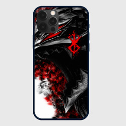 Чехол для iPhone 12 Pro Max Берсерк дракон профиль