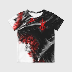Детская футболка 3D Берсерк дракон профиль