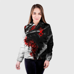 Женская куртка 3D Берсерк дракон профиль - фото 2