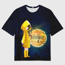 Женская футболка oversize 3D Little Nightmares 2