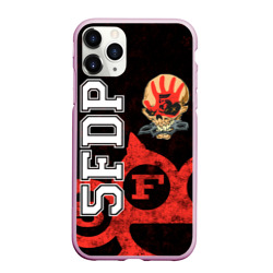 Чехол для iPhone 11 Pro Max матовый Five Finger Death Punch [1]