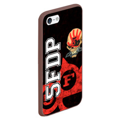 Чехол для iPhone 5/5S матовый Five Finger Death Punch [1] - фото 2