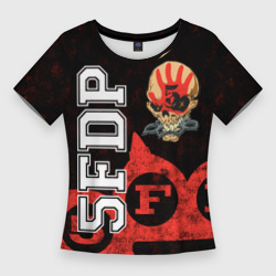 Женская футболка 3D Slim Five Finger Death Punch [1]