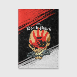 Обложка для паспорта матовая кожа Five Finger Death Punch [7]