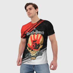 Мужская футболка 3D Five Finger Death Punch [7] - фото 2