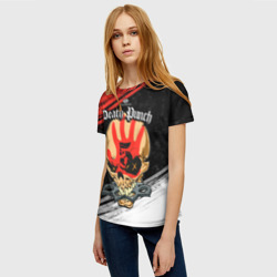 Женская футболка 3D Five Finger Death Punch [7] - фото 2