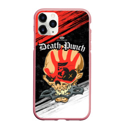 Чехол для iPhone 11 Pro Max матовый Five Finger Death Punch [7]