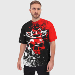 Мужская футболка oversize 3D Five Finger Death Punch [8] - фото 2