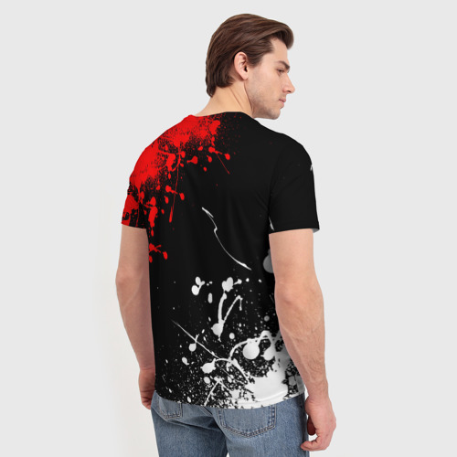 Мужская футболка 3D с принтом Five Finger Death Punch [8], вид сзади #2