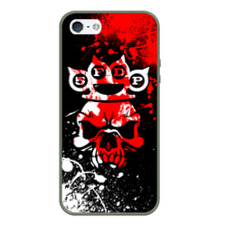 Чехол для iPhone 5/5S матовый Five Finger Death Punch [8]