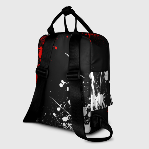Женский рюкзак 3D с принтом Five Finger Death Punch [8], вид сзади #1