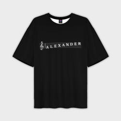 Мужская футболка oversize 3D Alexander