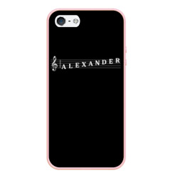 Чехол для iPhone 5/5S матовый Alexander