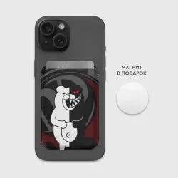 Картхолдер Magsafe магнитный Monokuma Монокума danganro - фото 2