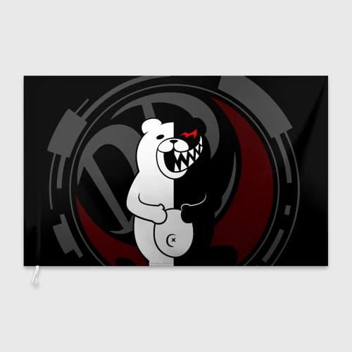 Флаг 3D Monokuma Монокума danganro