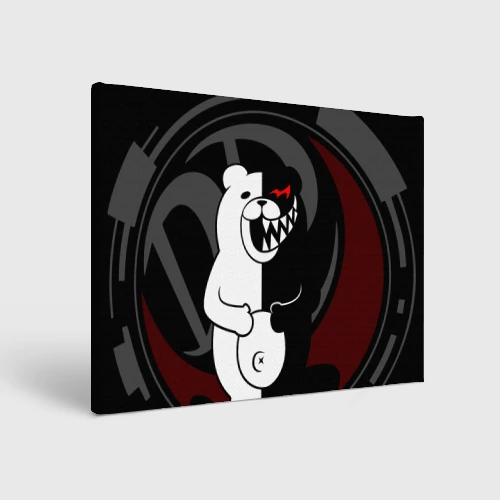 Холст прямоугольный Monokuma Монокума danganro