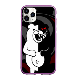 Чехол для iPhone 11 Pro матовый Monokuma Монокума danganro