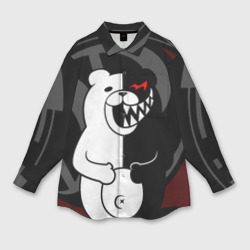 Женская рубашка oversize 3D Monokuma Монокума danganro