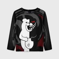 Детский лонгслив 3D Monokuma Монокума danganro