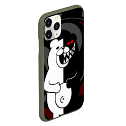 Чехол для iPhone 11 Pro матовый Monokuma Монокума danganro - фото 2