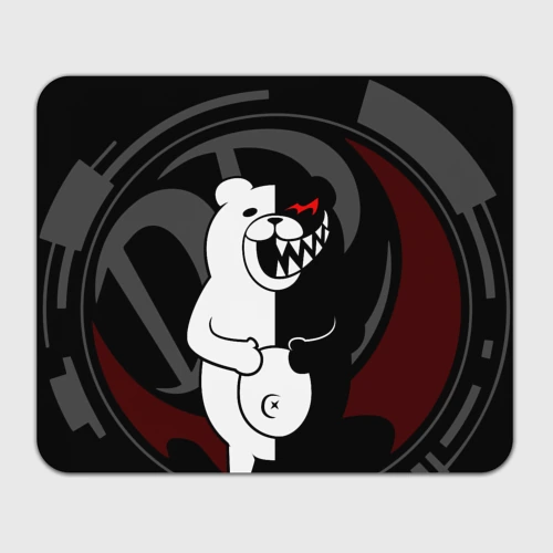 Прямоугольный коврик для мышки Monokuma Монокума danganro