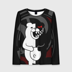 Женский лонгслив 3D Monokuma Монокума danganro