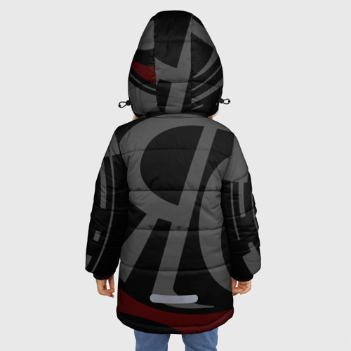 Зимняя куртка для девочек 3D Monokuma Монокума danganro, цвет черный - фото 4