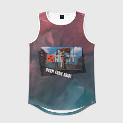 Мужская спортивная майка 3D Rust roam farm raid Раст