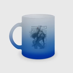 Кружка матовая стеклянная Евангелион