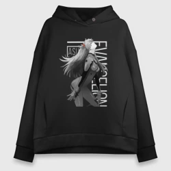 Женское худи Oversize хлопок Евангелион