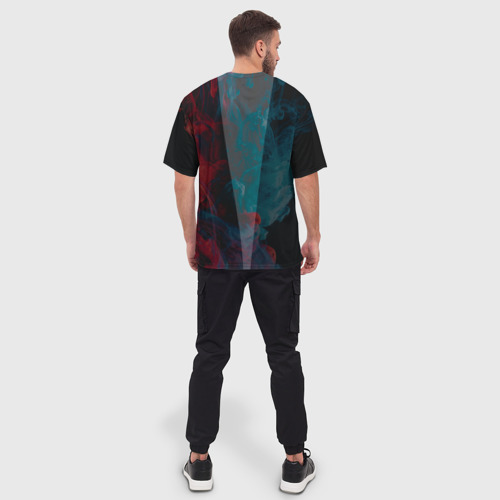 Мужская футболка oversize 3D Rust always online Раст, цвет 3D печать - фото 4