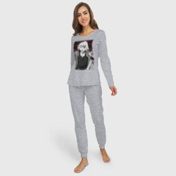 Женская пижама с лонгсливом хлопок Джузо Сузуя - фото 2