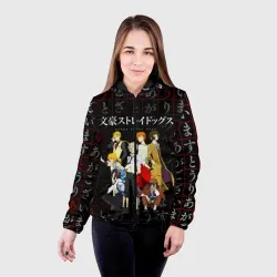 Женская куртка 3D Персонажи аниме Великий из бродячих псов - фото 2