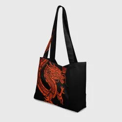 Пляжная сумка 3D Red China dragon - фото 2