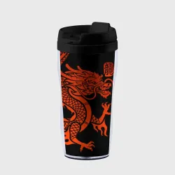Термокружка-непроливайка Red China dragon