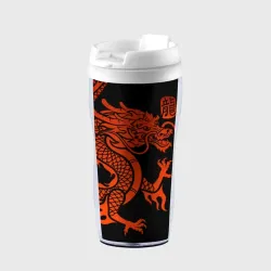 Термокружка-непроливайка Red China dragon