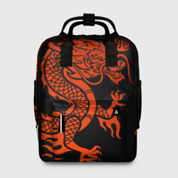 Женский рюкзак 3D Red China dragon