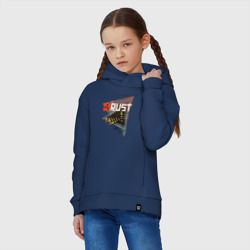 Детское худи Oversize хлопок Rust Стучим в дверь соседу Раст - фото 2