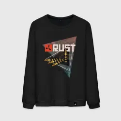 Мужской свитшот хлопок Rust Стучим в дверь соседу Раст